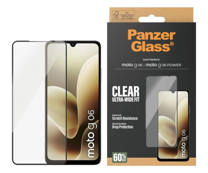 Szkło i folia ochronna PanzerGlass Ultra-Wide Fit do Motorola Moto g06/Moto g06 POWER